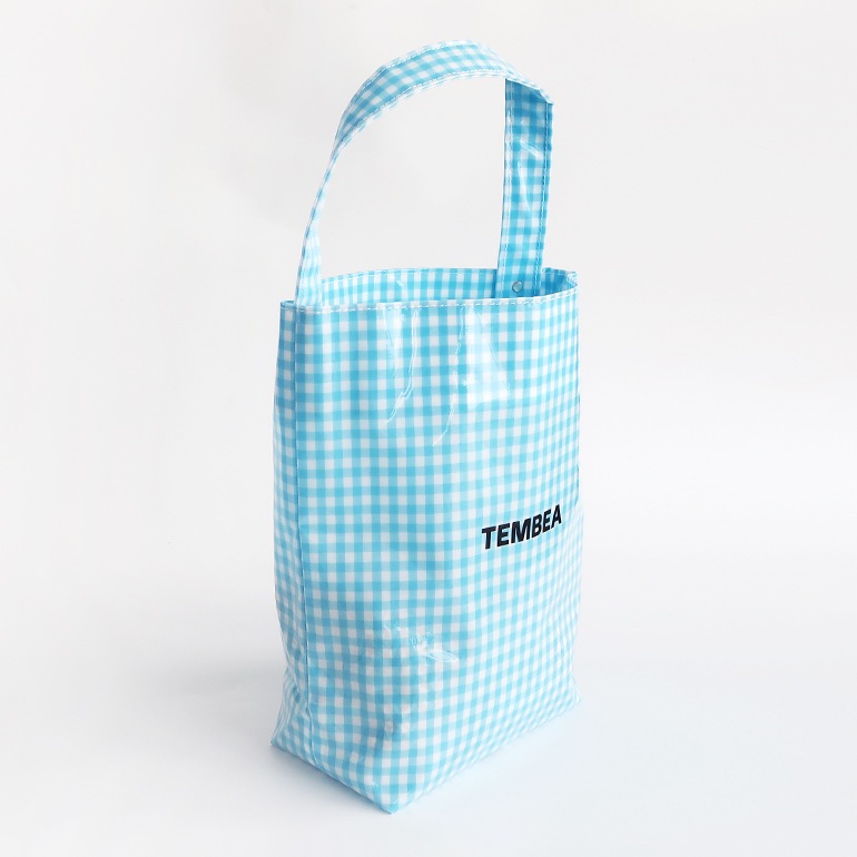 TEMBEA テンベア｜BAGUETTE TOTE MEDIUM　GINGHAM SAX