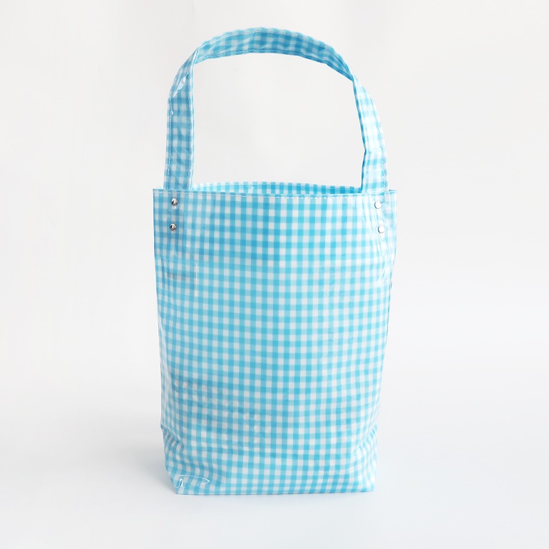 TEMBEA テンベア｜BAGUETTE TOTE MEDIUM　GINGHAM SAX