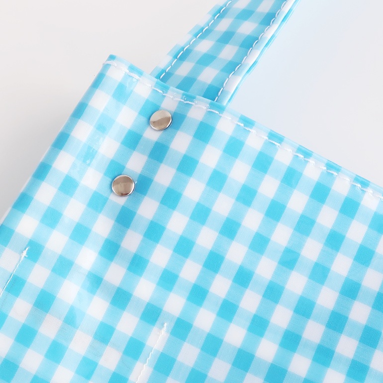 TEMBEA テンベア｜BAGUETTE TOTE MEDIUM　GINGHAM SAX