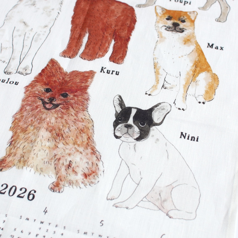 季節商品/50%オフセール】fog フォグ｜2026 リネンカレンダー