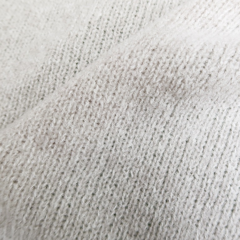 maillot マイヨ｜“mature” Wool Bicolor Crew Wide Sweater【全3色】