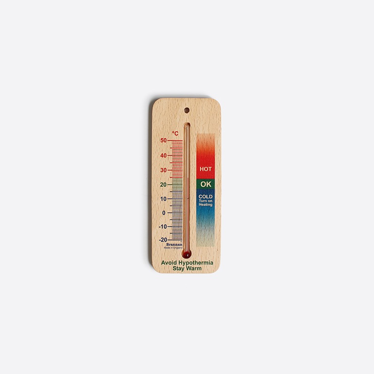 DETAIL ディテール｜Brannan Wood Wall Thermometer 150mm Comfort ウッド ウォール サーモメーター 150mm コンフォート