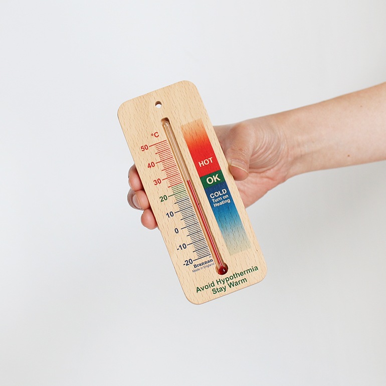 DETAIL ディテール｜Brannan Wood Wall Thermometer 150mm Comfort ウッド ウォール サーモメーター 150mm コンフォート