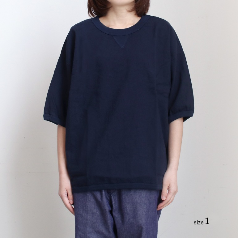 【セール】maillot マイヨ｜Linen Rich Big Sweat Shirt-Tee【全4色】