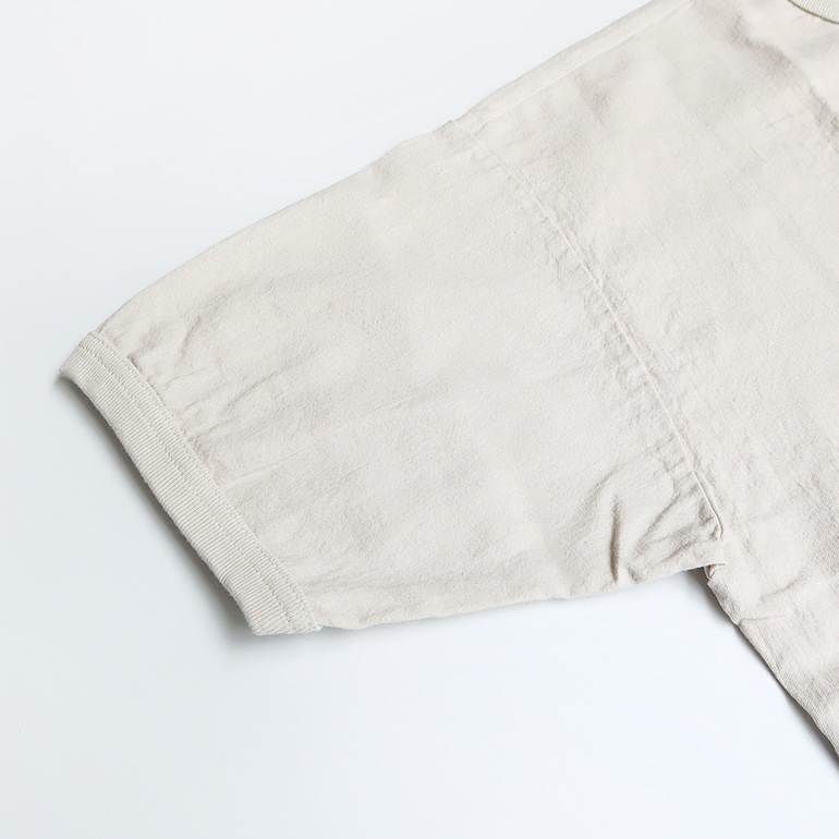 【セール】maillot マイヨ｜Linen Rich Big Sweat Shirt-Tee【全4色】