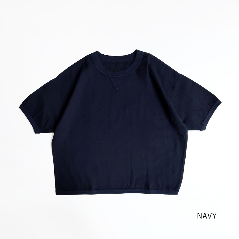 【セール】maillot マイヨ｜Linen Rich Big Sweat Shirt-Tee【全4色】