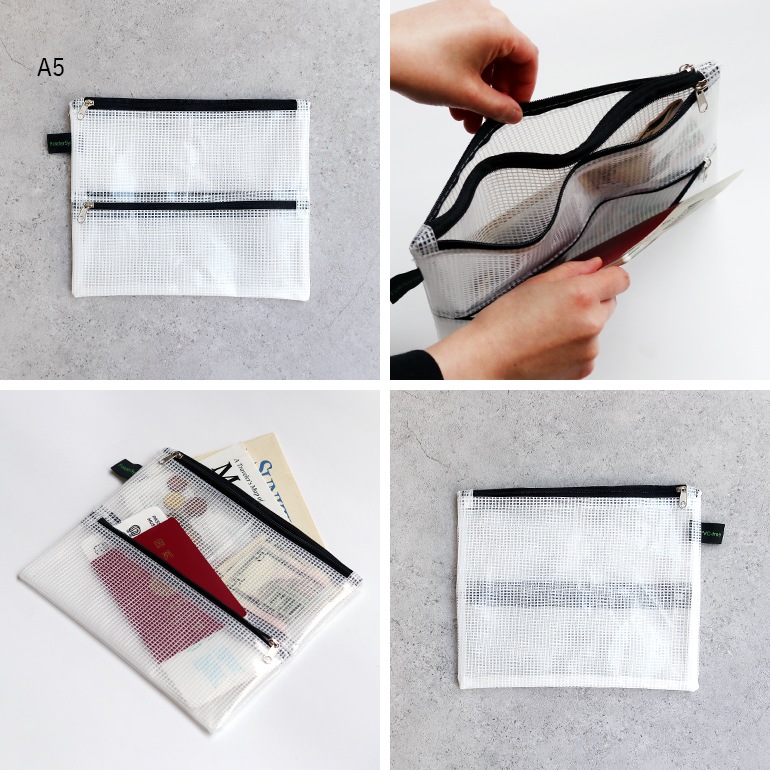 FolderSys フォルダーシス｜Multi Compartment Zip Bag【A5】