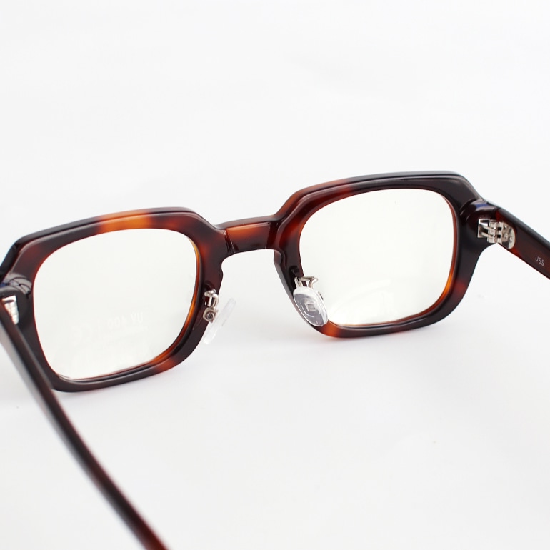 USSタイプ S9 アイウェア フレーム (マーブルブラウン×クリア)