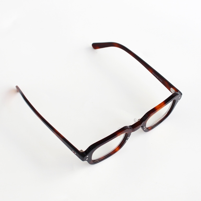 USSタイプ S9 アイウェア フレーム (マーブルブラウン×クリア)