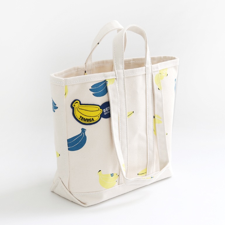 TEMBEA テンベア｜MARKET TOTE SMALL　BANANA+WAPPEN/NATURAL