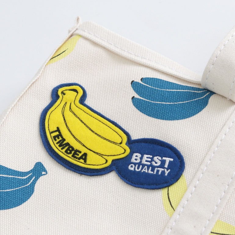TEMBEA テンベア｜MARKET TOTE SMALL　BANANA+WAPPEN/NATURAL