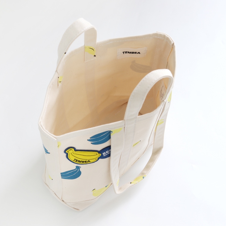 TEMBEA テンベア｜MARKET TOTE SMALL　BANANA+WAPPEN/NATURAL