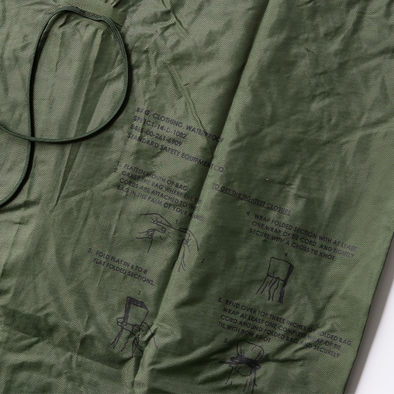 USED 米軍 WATERPROOF CLOTHING BAG ラバーライニング