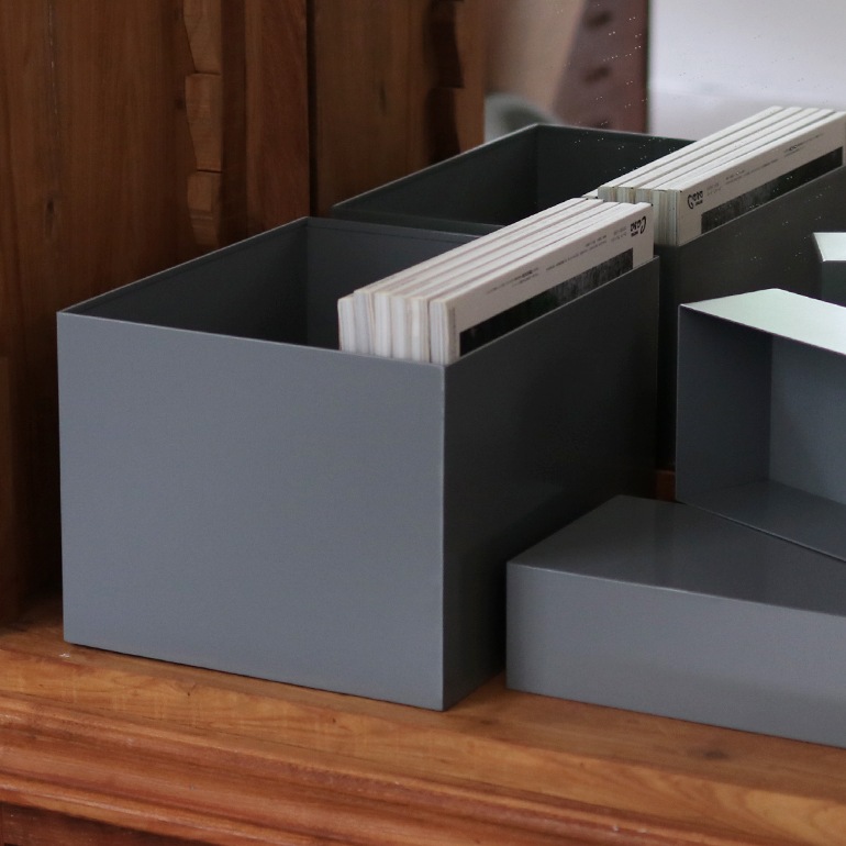 【取扱い終了/セール】METAL BOX L GRAY