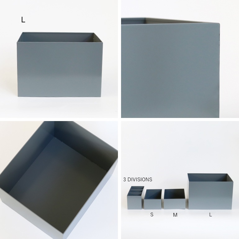 【取扱い終了/セール】METAL BOX L GRAY