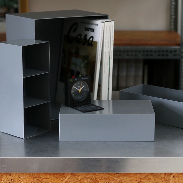 【取扱い終了/セール】METAL BOX L GRAY