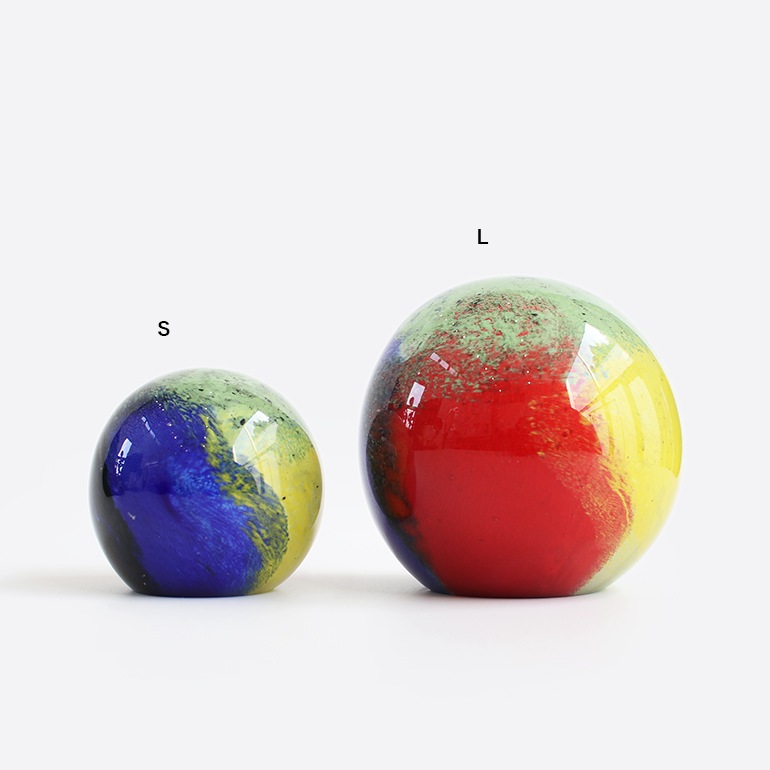 【削除OK】amabro アマブロ｜ABSTRACT GLASS BALL【S】