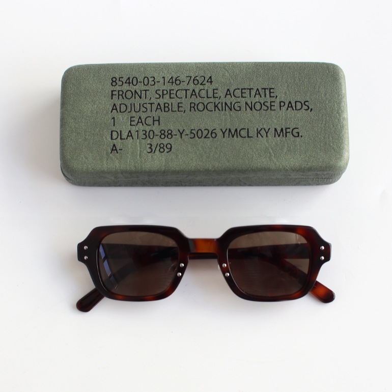 USSタイプ S9 アイウェア フレーム (マーブルブラウン×ブラウン)