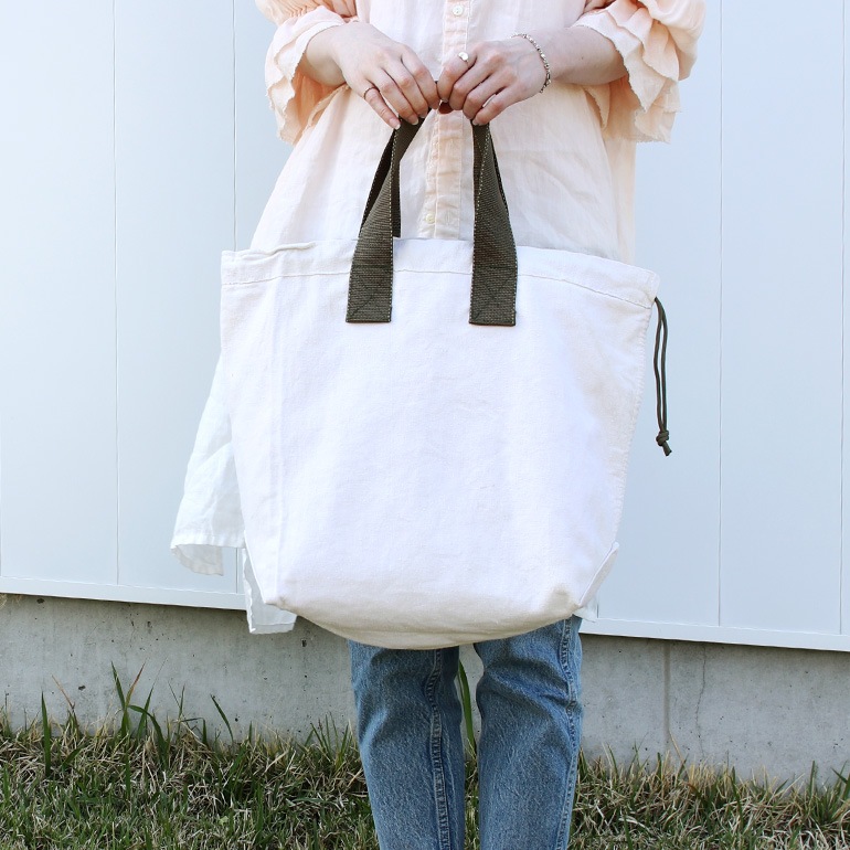 PUEBCO プエブコ｜VINTAGE POSTAL BAG CONVERTED TO TOTE (巾着タイプ)