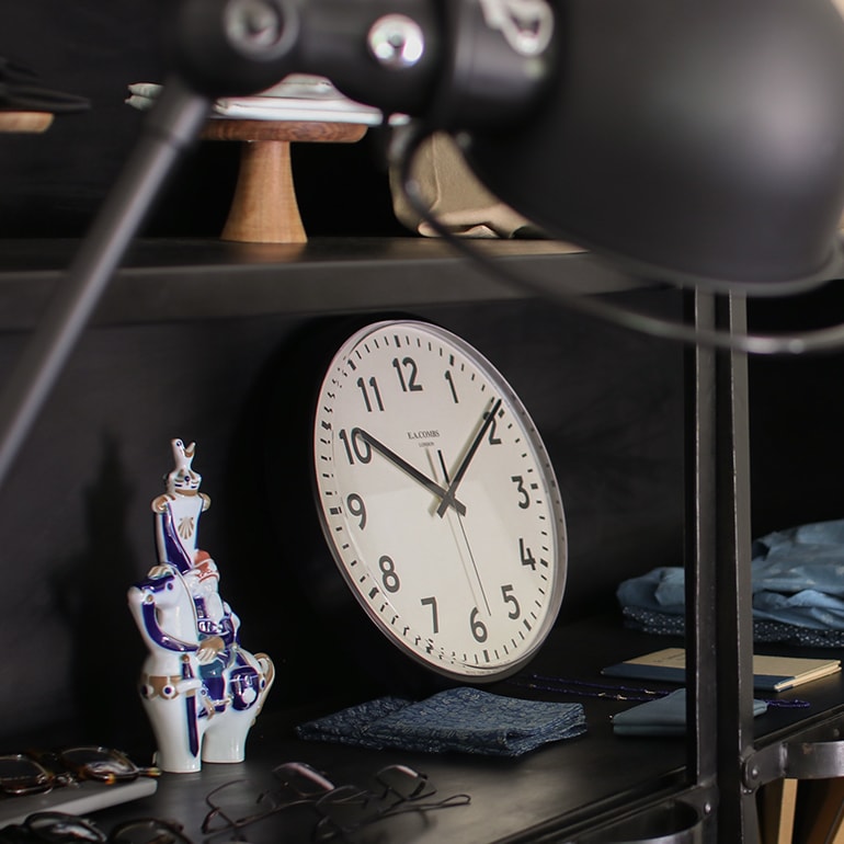 PACIFIC FURNITURE SERVICE パシフィックファニチャーサービス｜E.A. COMBS WALL CLOCK (S)ARABIC-A