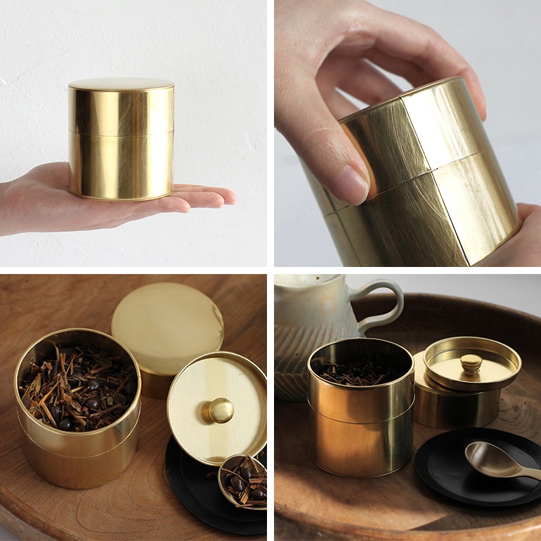 SyuRo シュロ｜丸缶(小/ブリキ)