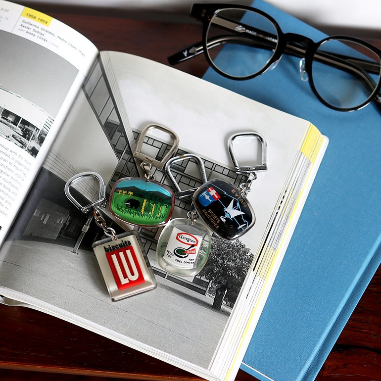 VINTAGE｜BOURBON キーホルダー【LUビスケット】