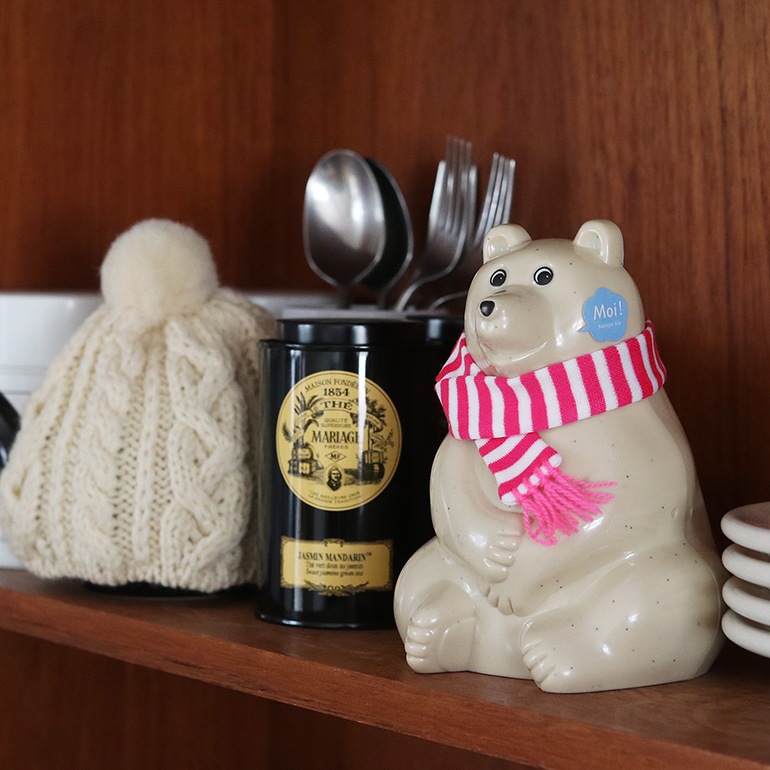 Polar Bear Money Box（with muffler 2024）