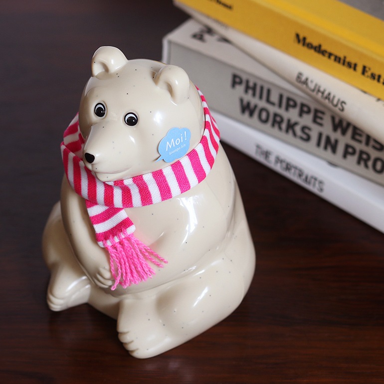 Polar Bear Money Box（with muffler 2024）