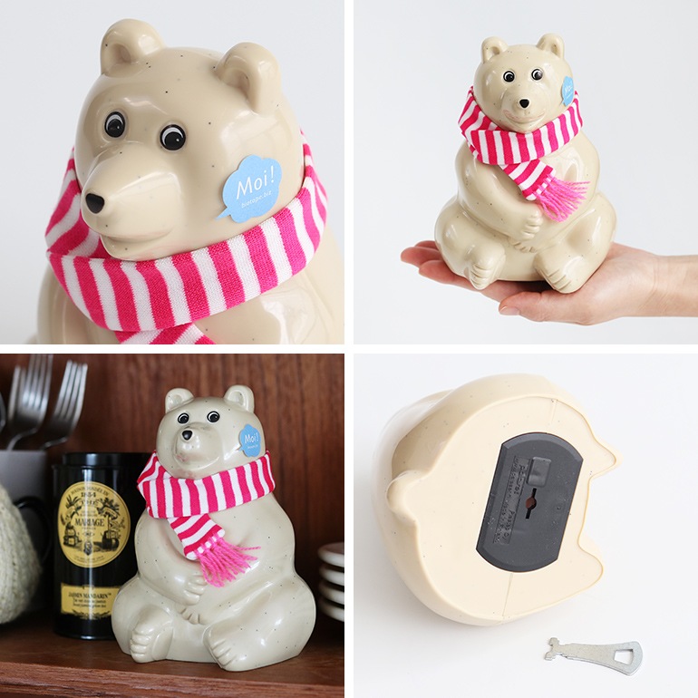 Polar Bear Money Box（with muffler 2024）