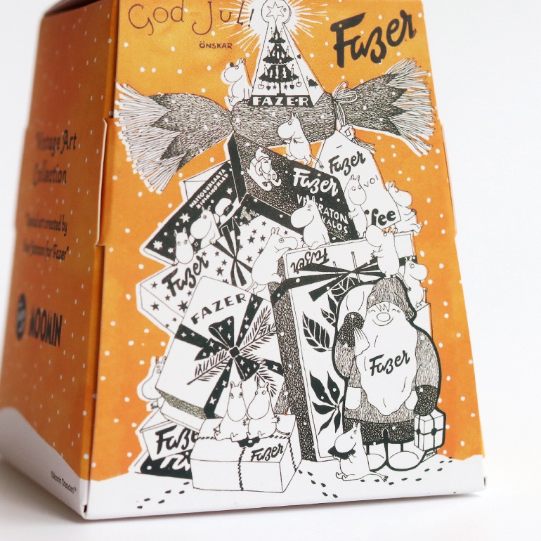 Fazer ファッツェル｜ムーミン GodJul オーナメントボックス　KFミルクチョコレート