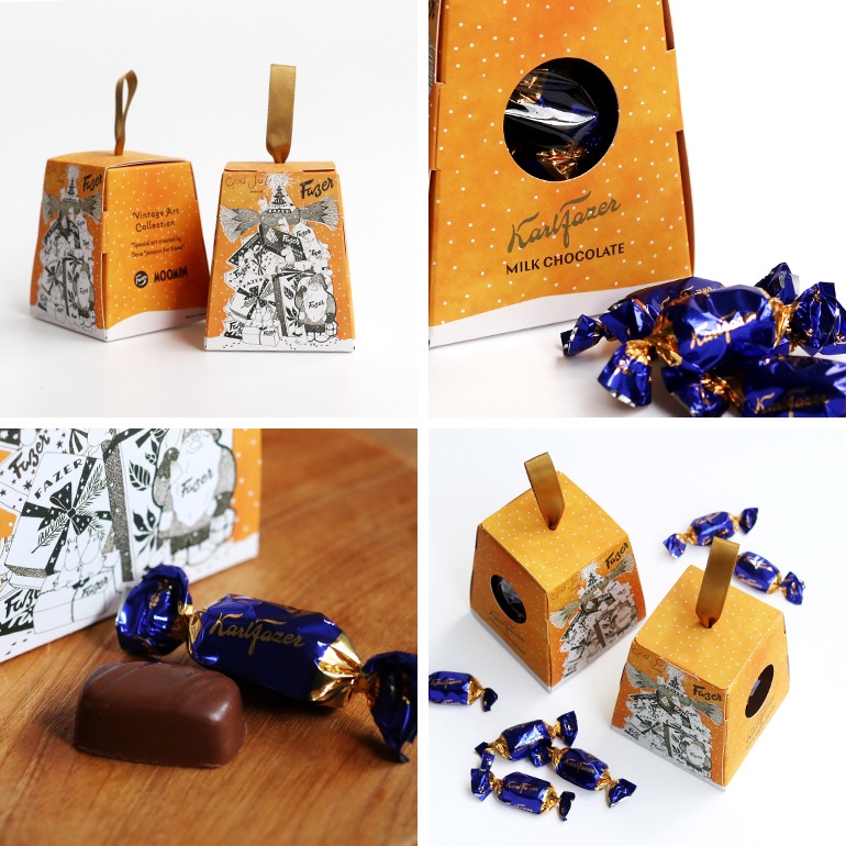 Fazer ファッツェル｜ムーミン GodJul オーナメントボックス　KFミルクチョコレート