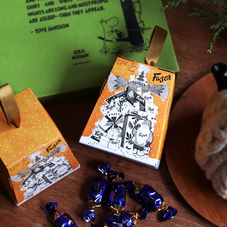 Fazer ファッツェル｜ムーミン GodJul オーナメントボックス　KFミルクチョコレート