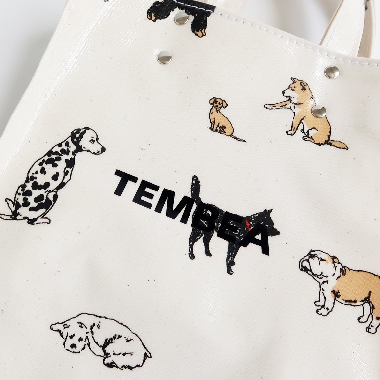 TEMBEA テンベア｜PAPER TOTE SMALL (PVC) DOG-1 通販｜DUPON35