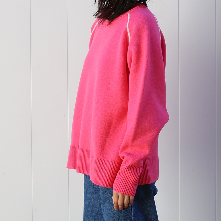 maillot マイヨ｜“mature” Light Double Knit Crew【全2色】