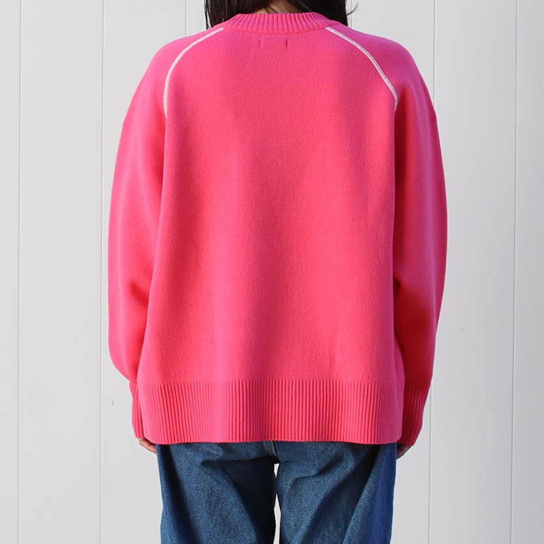 maillot マイヨ｜“mature” Light Double Knit Crew【全2色】