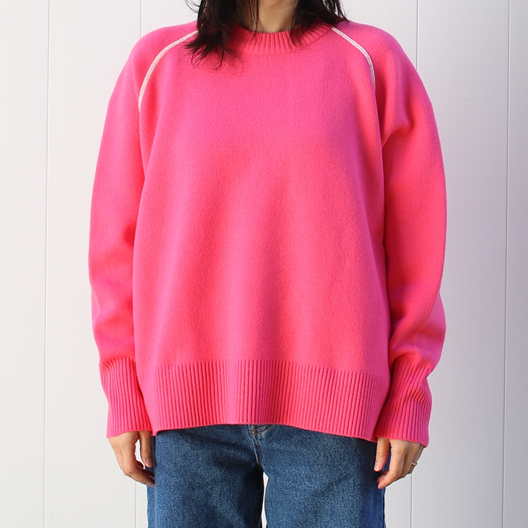 maillot マイヨ｜“mature” Light Double Knit Crew【全2色】