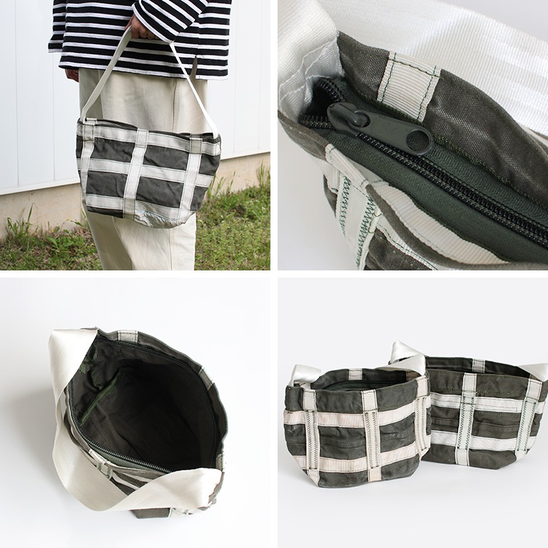 PUEBCO プエブコ｜VINTAGE OLIVE BRAKE PARACHUTE EXTRA SMALL SHOULDER BAG