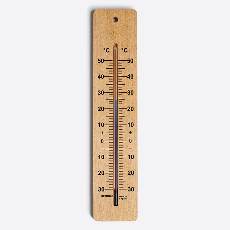 DETAIL ディテール｜Brannan Wood Wall Thermometer 380mm ウッド ウォール サーモメーター 380mm