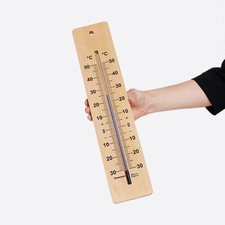 DETAIL ディテール｜Brannan Wood Wall Thermometer 380mm ウッド ウォール サーモメーター 380mm