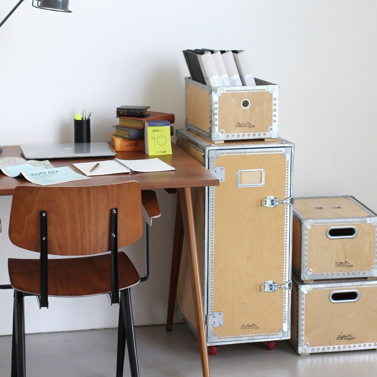 Wooden Cabinet On Castors 4Layer