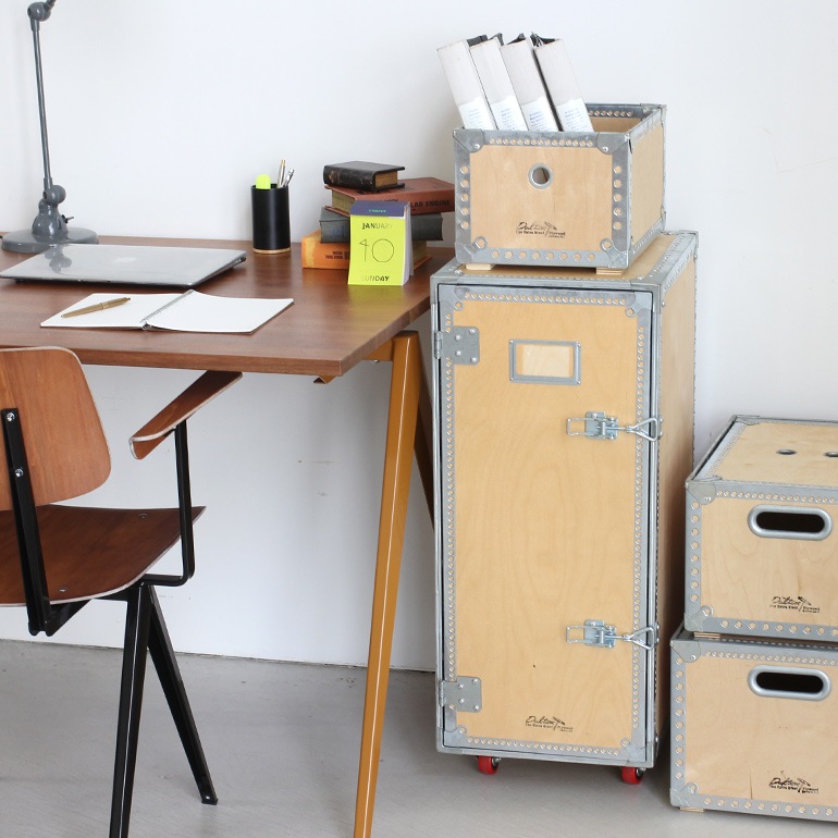 Wooden Cabinet On Castors 4Layer