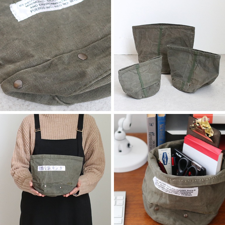 PUEBCO プエブコ｜VINTAGE MATERIAL ORGANIZER WITH RIVET 【Small】