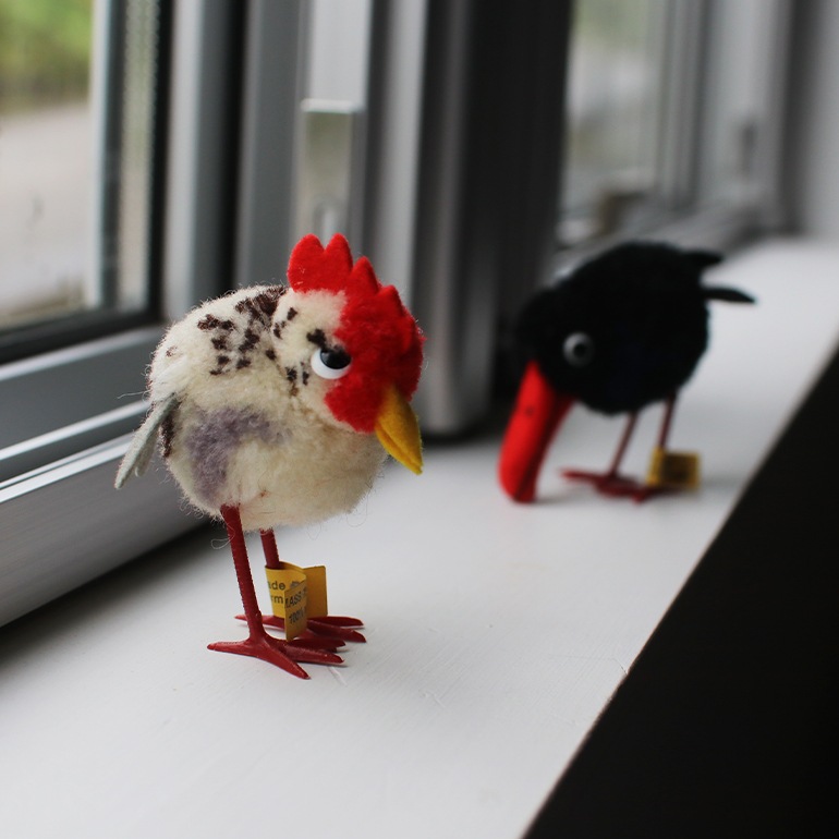VINTAGE｜Steiff pompom Rooster