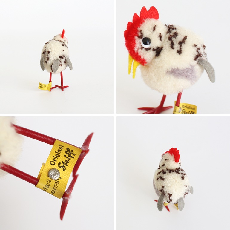 VINTAGE｜Steiff pompom Rooster