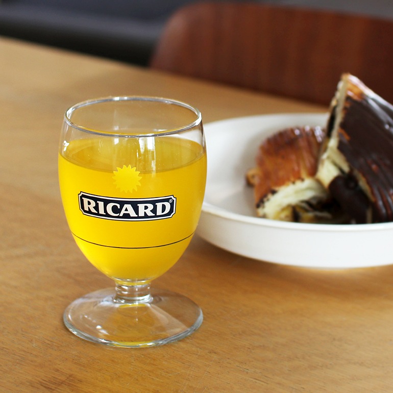 VINTAGE｜RICARD　脚付グラス