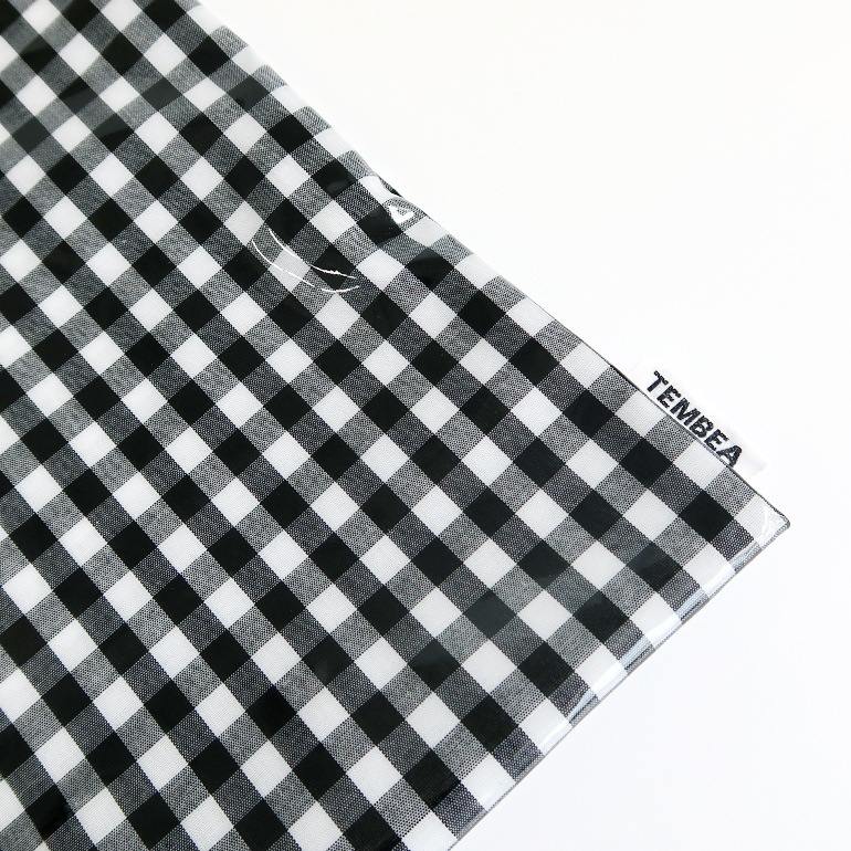 TEMBEA テンベア｜3HANDLE TOTE　GINGHAM BLACK
