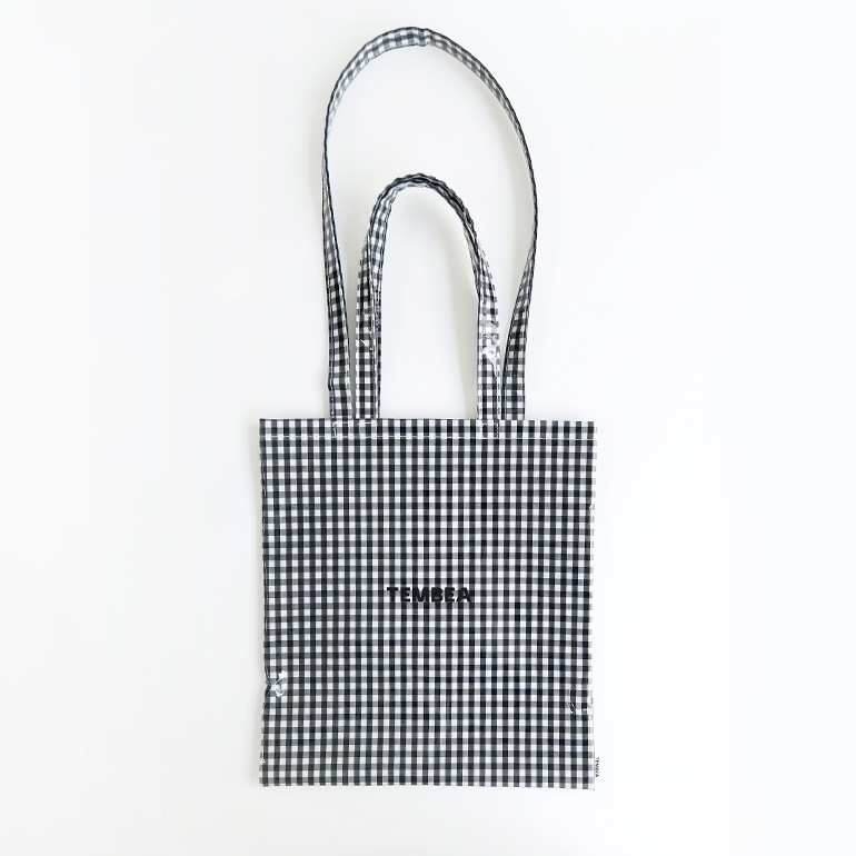 TEMBEA テンベア｜3HANDLE TOTE　GINGHAM BLACK