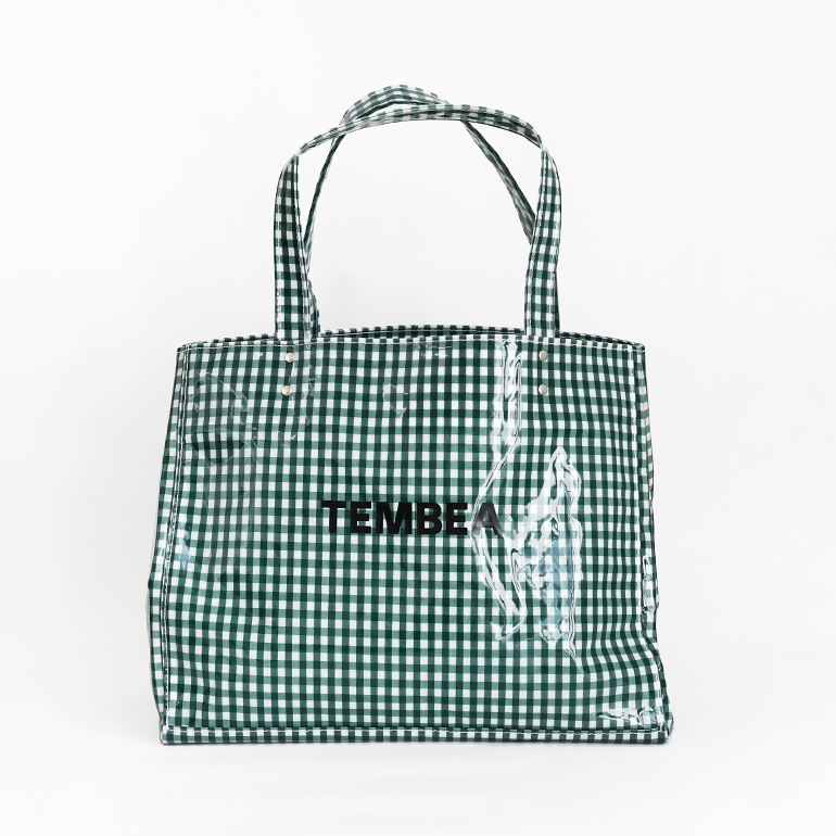 TEMBEA テンベア｜CARRY TOTE GINGHAM GREEN 通販｜DUPON35
