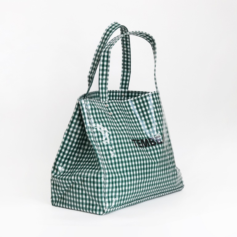 TEMBEA テンベア｜CARRY TOTE　GINGHAM GREEN
