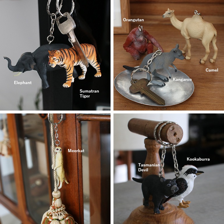 【取扱い終了/セール】DETAIL ディテール｜Animal Keyring